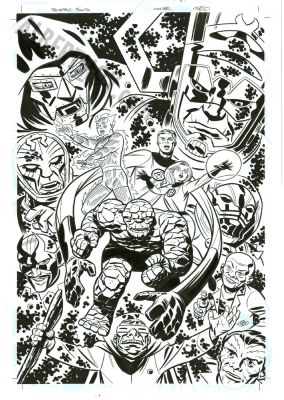 Michael Cho - Fantastic Four Issue 5 Page Cover