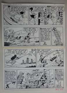 Suske en Wiske - Originele pagina (p.40) De koning drinkt  - Page volante - (1970) | Catawiki