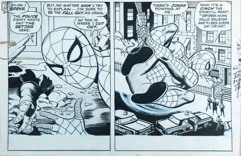 John Romita Sr | Spectacular Spider-Man Magazine - Half Page | Panel Page Art