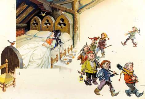 Pikka (Piero Cattaneo) – "Biancaneve (Snow White)", 1966 | Urania Casa d’Aste