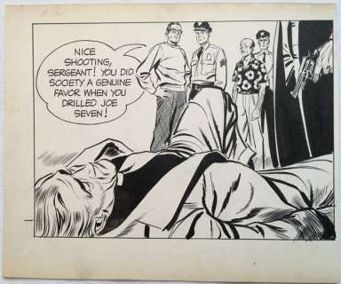 Original Comic Panel by Alex Raymond - Rip Kirby - ’The Little Man who wasn’t’- (1951) | Catawiki