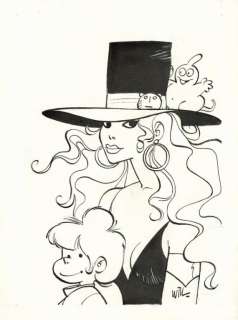 Lot #561 | Will. Illustration originale Isabelle | BDEnchères