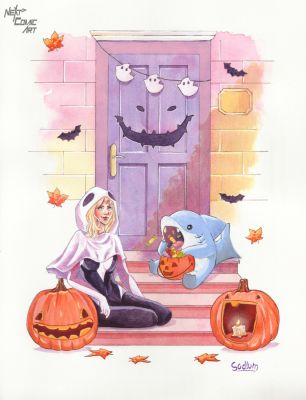 Sodiumomi | Halloween Gwen | Next Comic Art