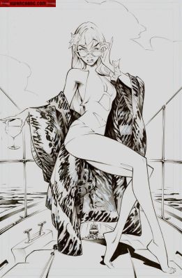 Alexander Lozano | Covers / Pinups Issue Marvel Swimsuit Special Page Cover | Kwan Chang