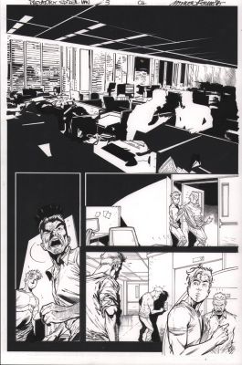 Jay Leisten | Predator Vs Spider-Man #3 P.1 - Peter & Jameson At the Bugle - 2025 | Anthony’s Comic Book Art