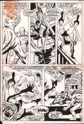 John Buscema Frank Giacoia | Avengers 85 Pg 8 (Marvel, 1971) 1St App Nighthawk | Will’s Comic Art Page