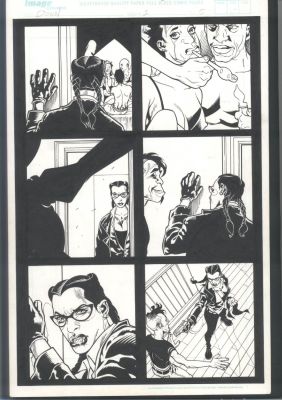Tony Harris Ray Snyder | Harris Down # 1 Page - Sexy Female Detective Gets Tough with Some Crack Smokers Issue Down # 1 Page 5 | Koch Comic Art