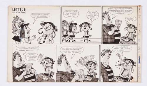 Lettice Leaf original artwork by John Ryan for Princess comic pg 20 (3… | Comic Book Auctions ltd