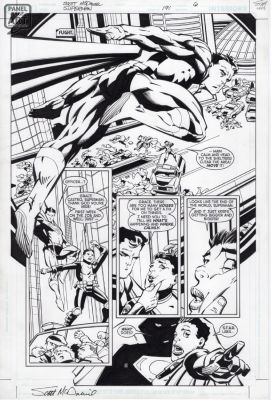 Scott McDaniel | Superman 191 Page 6 Splash | Panel Page Art