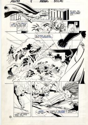 Paul Abrams Maria Beccari | Mantra Spear of Destiny - 1995 Ultraverse / Malibu Issue 1 Page 8 | Catskill Comics