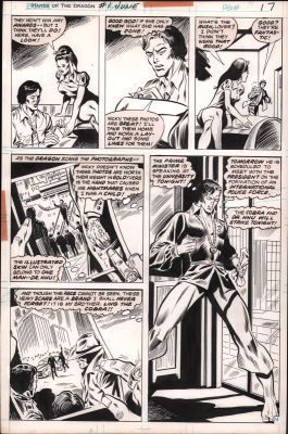 Jim Craig, Jim Mooney | Hands of the Dragon #1 P.11 - Atlas Comics - Transformation Page - 1975 | Anthony’s Comic Book Art