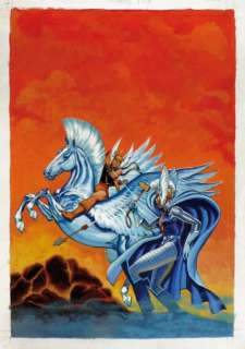 Frisano | Â« Titans Â». Gouache couleurs pour la couverture du n°100 de Â« Titans | Tessier Sarrou