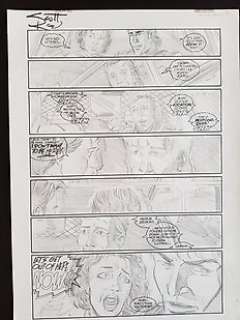 Scott Reed - Original Art Pencil Page - Page 9 - High Strangeness (2004) 