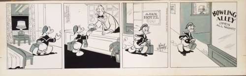 Taliaferro, Al - Original Donald Duck Cartoon Strip (1957) | Catawiki