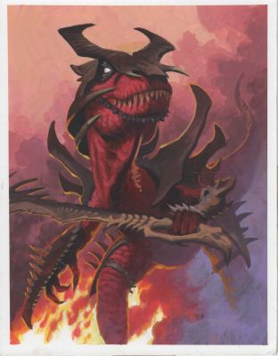 Den Beauvais | Gehrund, Field Marshal Guardians Tcg Fantasy Card Game Dinosaur | TDArt