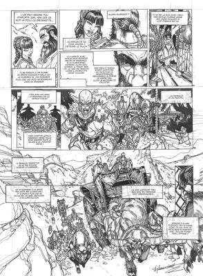 Crety Stéphane | Planche originale 4 de Nains du Tome 7 Derdhr du Talion par CRETY Stéphane | Galerie Napoléon