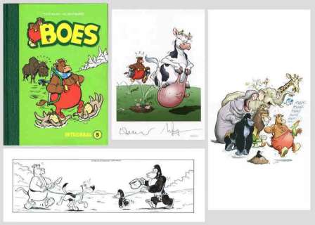 Boes - Luxe editie Boes Integraal deel 5 - N° 28/80 met originele strook in speciale map + ex-libris - hc met linnen rug | Catawiki