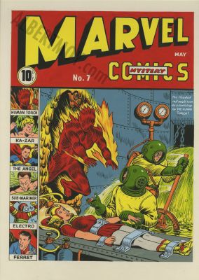 C.C. Beck | Marvel Mystery Comics Issue 7 Page Recreation | Albert Moy