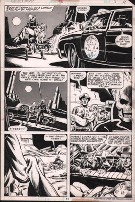 Don Perlin | Ghost Rider #38 P.11 - Great Ghost Rider Page & Name Drop - 1979 | Anthony’s Comic Book Art