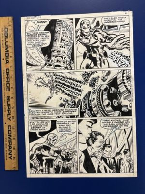 IRON MAN #30, Pg 2 Don Heck Original Art. No high Auction-house fees! | eBay US