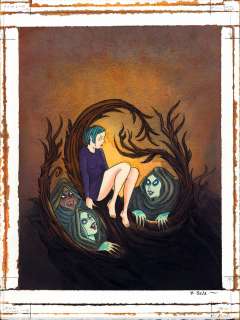 Richard Sala - peculia and the groon grove vampires page cover
