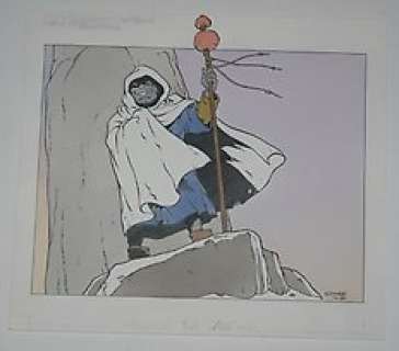 Convard, Didier - Original art in colour for back cover - Le 9e jour du diable - (1986) 