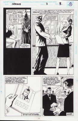 M.C. Wyman, Malcolm Jones III | The Shroud #3 Pg.11 - Interior Page - 1994 | Anthony’s Comic Book Art