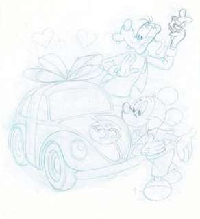 Walt Disney | Mickey, un amour de coccinelle, projet de couverture… | Septimus