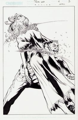 Karl Moline | Route 666 #14 Pg.3 - Interior Page - 2004 | Anthony’s Comic Book Art