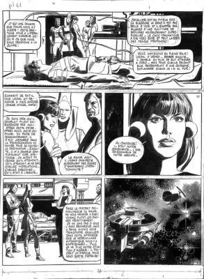 Exposition Science Fiction | Planche originale 11 du tome 7 des NAUFRAGES DU TEMPS - Le sceau de Beselek - par GILLON | Galerie Napoléon