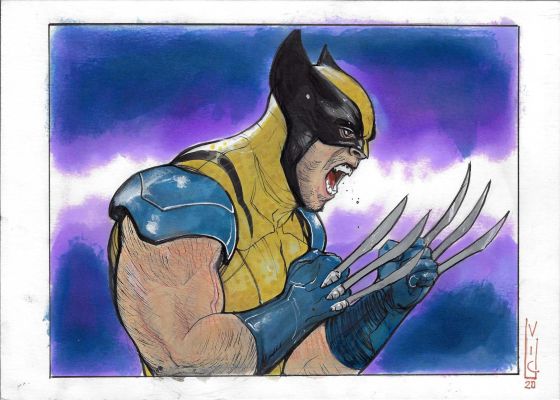 Victor Ibanez | Wolverine Half Body Pinup X-Men | TDArt
