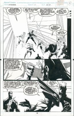Larry Stroman | Stroman, Larry - X-Factor #77 Pg 20, X-Team Cross- | Cool Lines Art