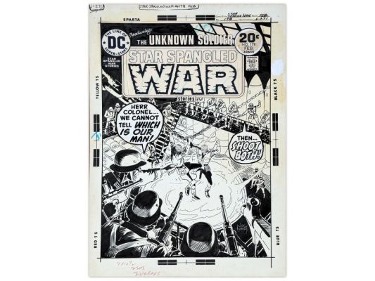 Lot 427 - Joe Kubert Star Spangled War 178 Art | Weiss Auctions