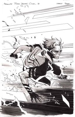 Mahmud Asrar | Absolute Flash #16 Variant Cover | Essential Sequential