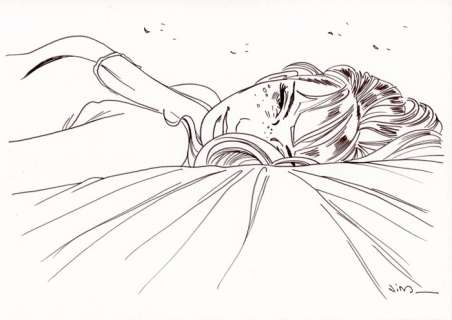 Jim (Terrasson, Thierry) - Original drawing - Marie - One night in Rome | Catawiki