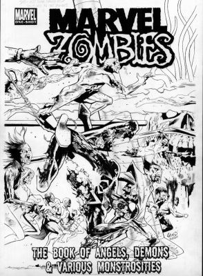 Greg Land | Land, Greg - Marvel Zombies, the Book of Angels Demons & Monstrosities #1 Cover 2007 | Cool Lines Art