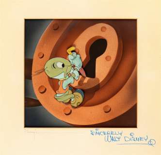 Studio Disney - "Pinocchio - Jiminy Cricket ", 1940 | Urania Casa d’Aste