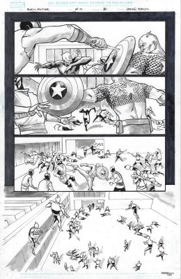 German Peralta | Black Panther Issue 14 Page 20 | Splash Page
