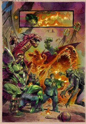 Nic Klein | The Infernal Hulk Issue 4 Page 14 | Felix Comic Art