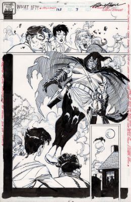 Ron Frenz Bill Sienkiewicz | What If 105 Page 7 | Panel Page Art
