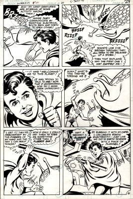 Dave Hunt, John Calnan | New Adventures of Superboy #20 P 6 (Superboy in Every Panel Battling Giant Snail Creatures!) 1981 | Romitaman