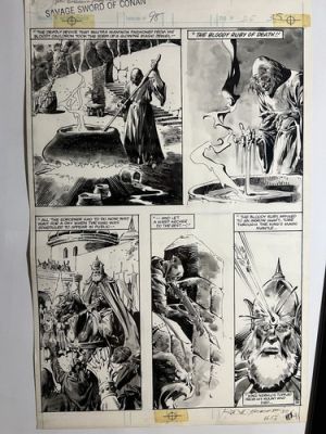 JOHN BUSCEMA PLANCHE ORIGINALE CONAN John Buscema - Rudy Nebres | eBay Europe