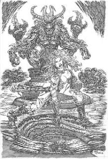 Red Sonja - Original Drawing - Mike Ratera 