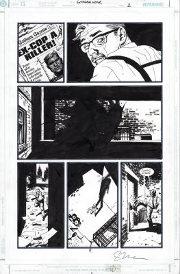 Sean Phillips | Batman Gotham Noir (2001) Issue 01 Page 02 | Splash Page