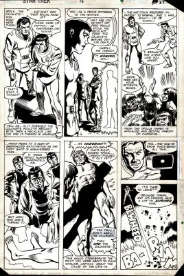 Luke McDonnell, Sal Trapani | Star Trek #16 P 19 (Kirk, Spock, Dr. McCoy, & Checkov All Meet Little Gnomes!) 1981 | Romitaman
