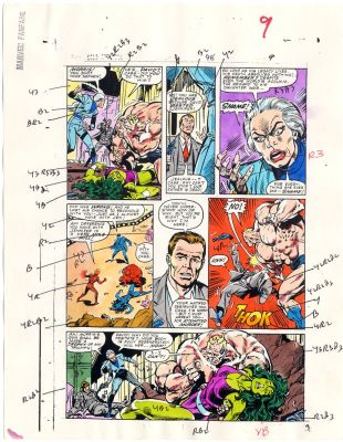 Nel Yomtov Kerry Gammill Joe Rubinstein | Marvel Fanfare She-Hulk Color Guide Issue 48 Page 9 | Catskill Comics
