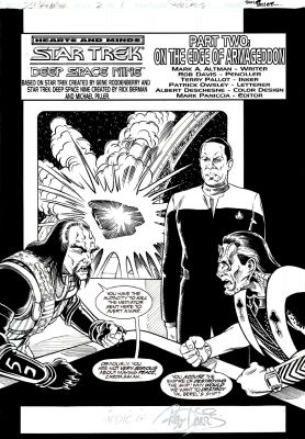 Gordon Purcell, Terry Pallot | Star Trek: Deep Space Nine #2 Splash (Benjamin Sisko & 2 Pissed Klingons!) 1993 | Romitaman