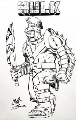John Romita Jr., Scott Hanna | World War Hulk Pinup Rawn By Both Romita Jr & Scott Hanna!) | Romitaman