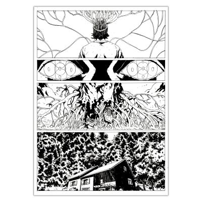 Jérémie Gasparutto | Le chemin derrière la maison - Planche originale 86 | Achetez de l’Art