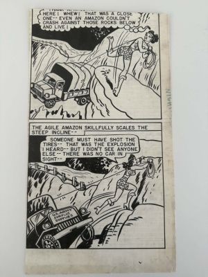 H.G. Peter Unpublished Wonder Woman Partial Page | RGLArt